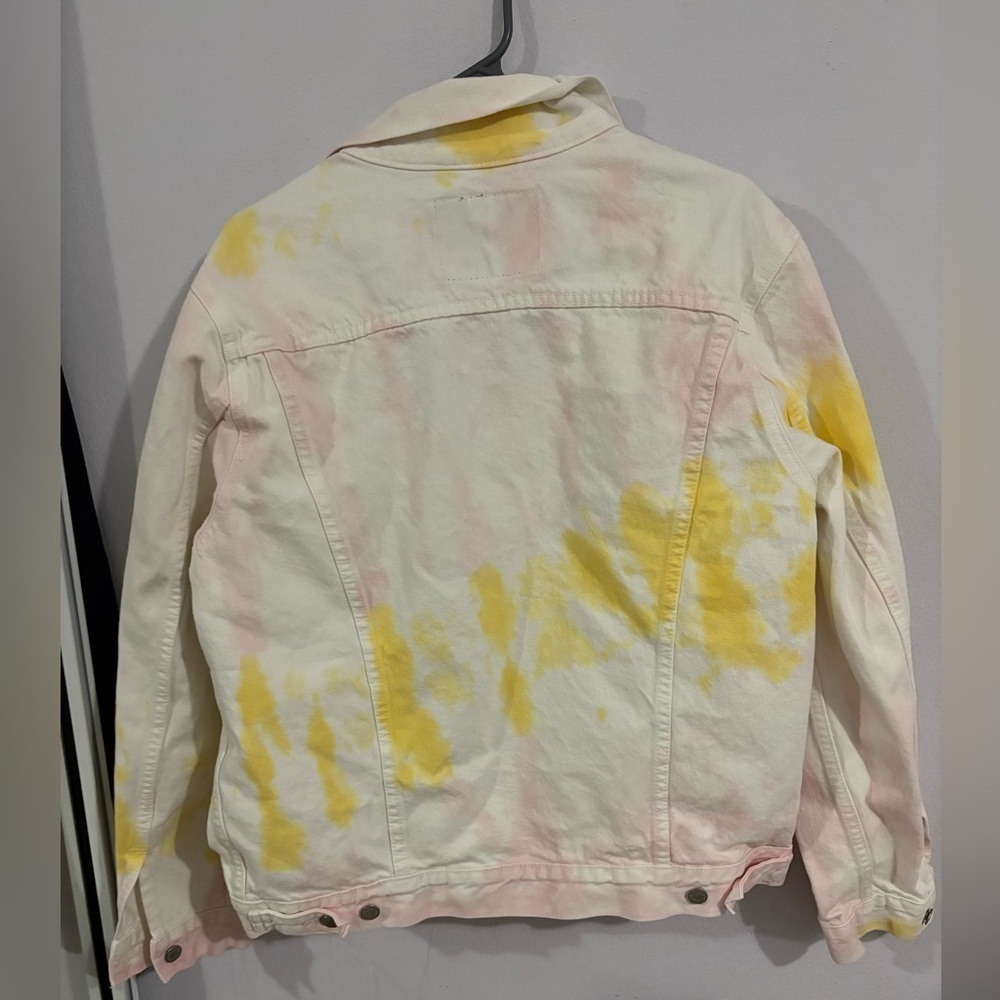 Levi's Women's Pastel Tie-Dye Jean Jacket 100% cotton - Picture 3 of 5